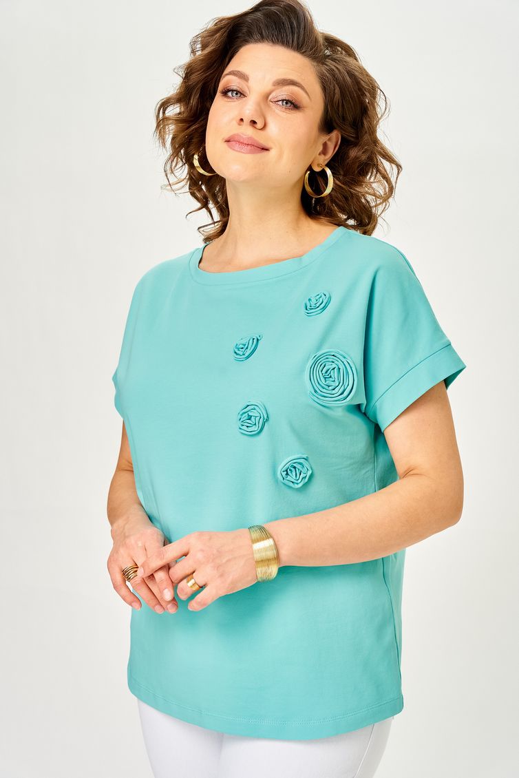 Блузон Rumoda арт. 2288 бирюзовый