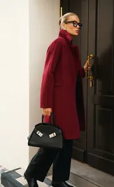 Пальто Beautiful & Free 9028 винный