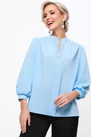 Bluzka DS Trend #B-1900-0241-03 (shifonovaya s vorotnikom-stojka)