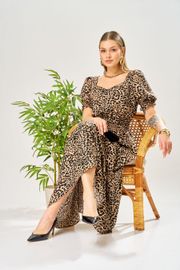 Платье Ava fashion арт. М-197 леопардовый