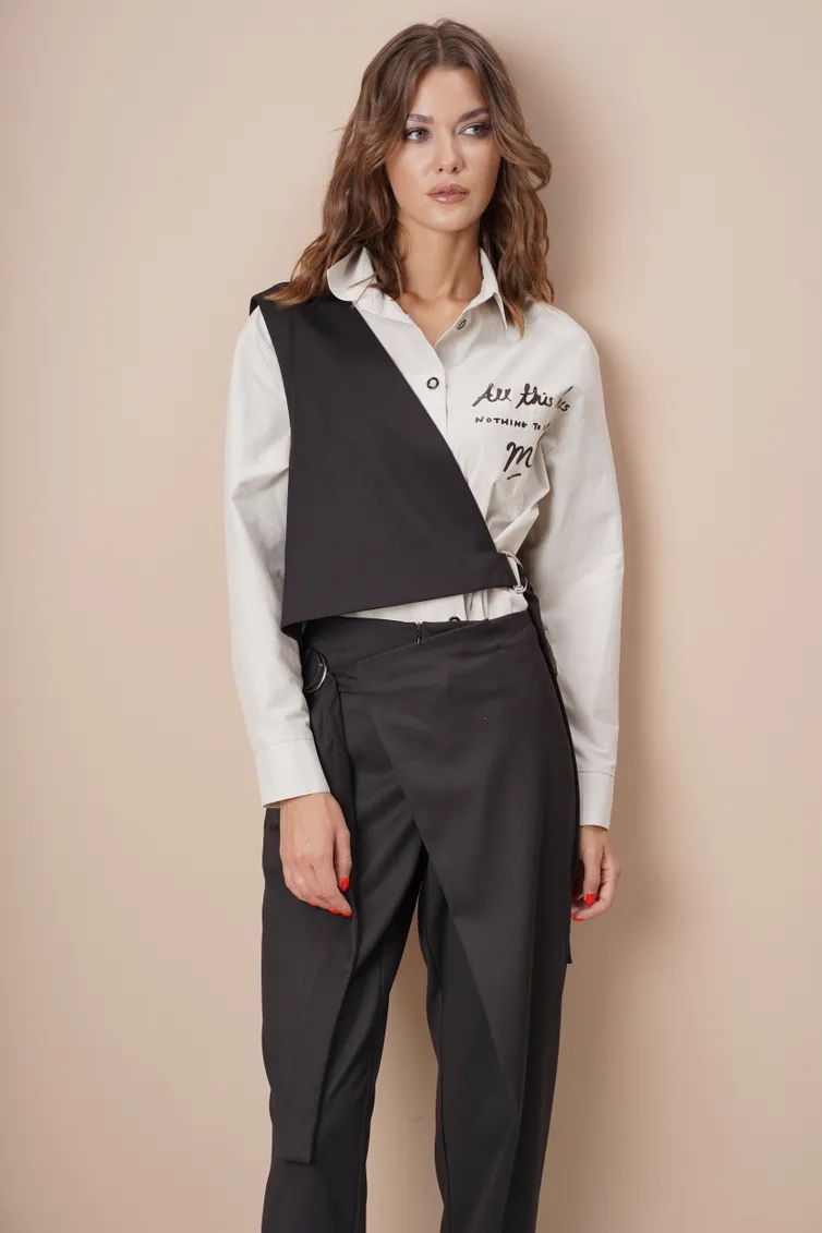 Shirt Fantazia Mod #3977 bezh