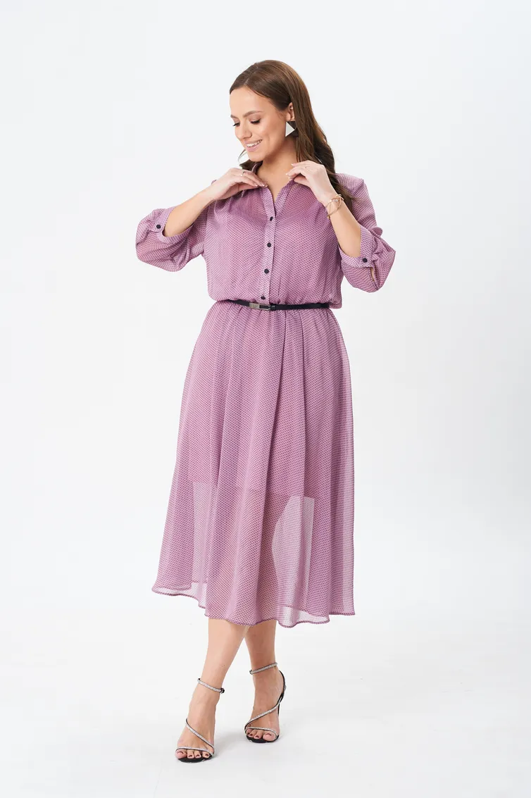 Sukienka TVIN #8281 krap na roze