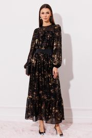 Платье Buter New арт. 2756 черный/золото