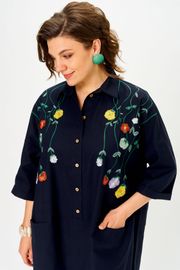 Платье SOVA арт. 11318 синий