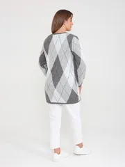 Sweter BONADI #2229 seryj