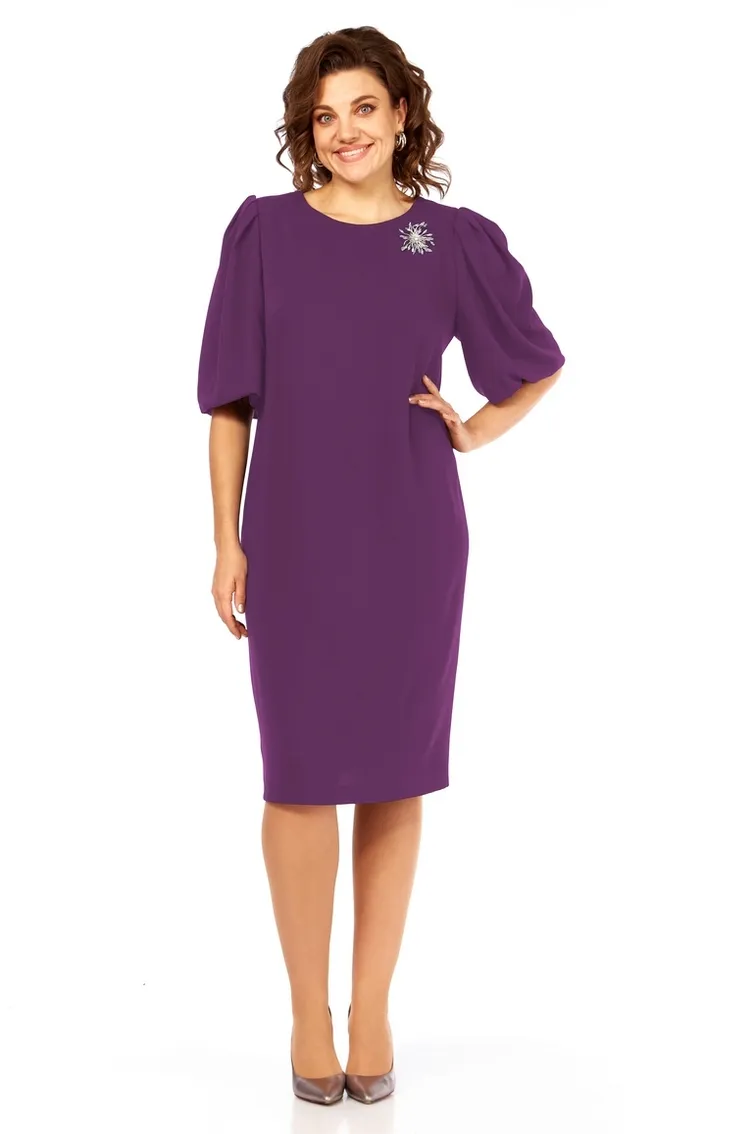Dress Milora #1421 ciklamen