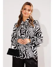 Bluzka Anelli Laurel #1428 belaya zebra