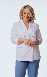 Костюм OVERYOU 246/1 белый с голубым