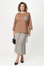 Костюм Michel Chic арт. 1362/2 корич. клетка