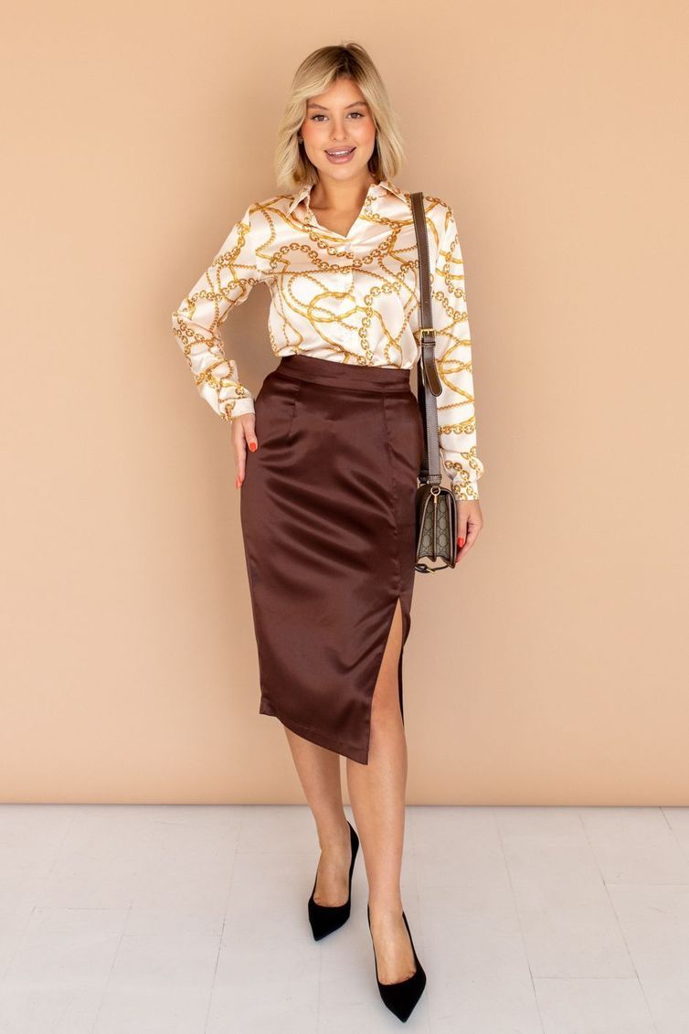 Blouse TOOK A LOOK & Angelika #TB-34 cepi-bezhevyj