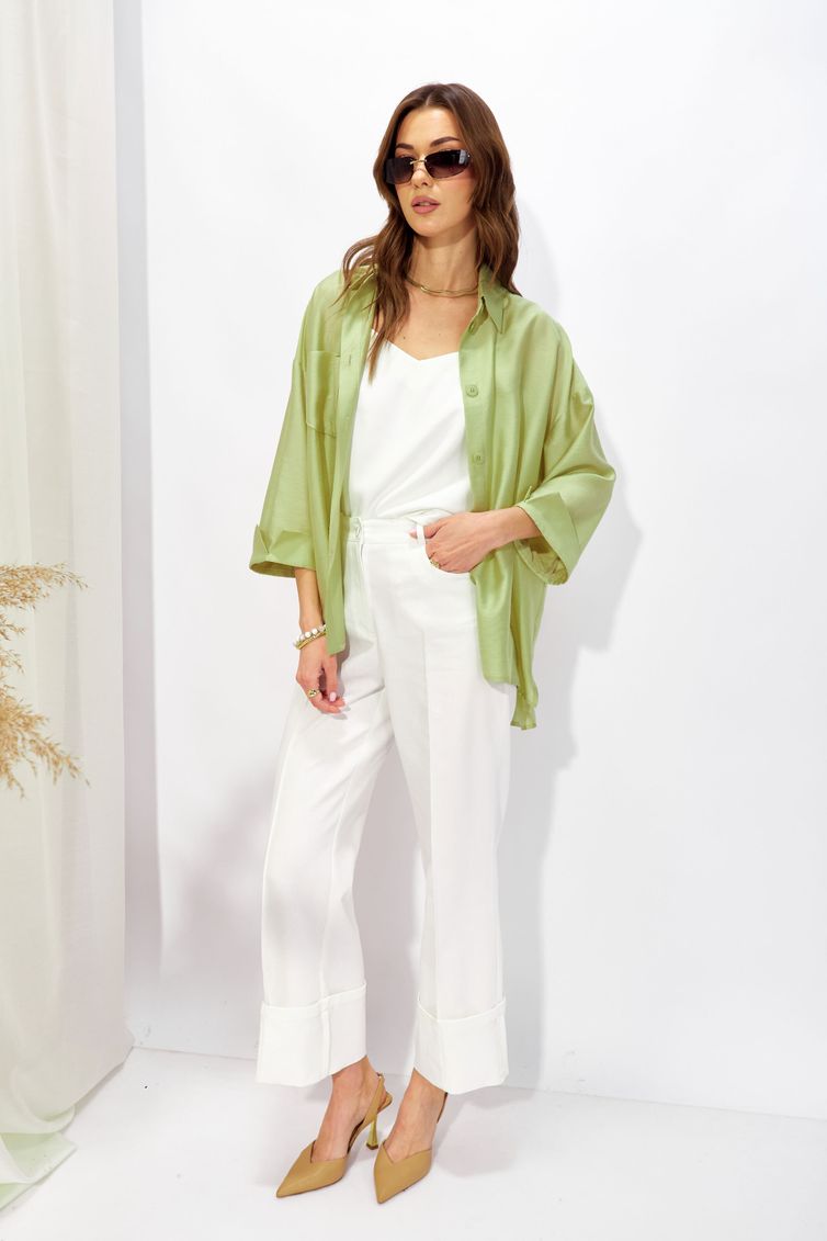 Блузка Люше арт. 4323 салатовый