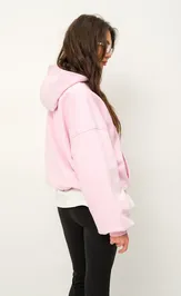 Bluza Z Kapturem Pirs 6500 rozovyj