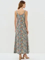 Sukienki Newvay #5231-3731 olivk cvety