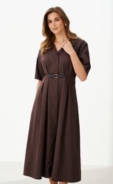 Платье Panda 122680 коричневый