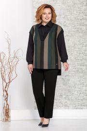 Suit Ivelta plus #2866 xaki chern