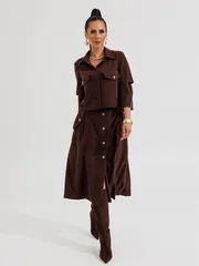 Костюм Galean Style арт. 1013 коричневый