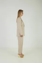 Trousers Elema #3K-12452-1 zhyoltaya kletka 164