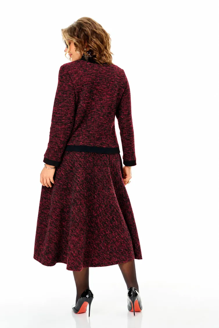 Garnitur Anastasia #1401 bordo