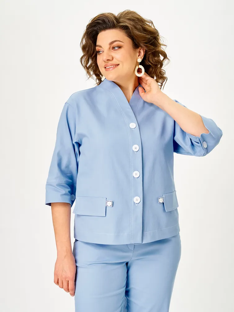 Garnitur Vilena-fashion #1159 goluboj
