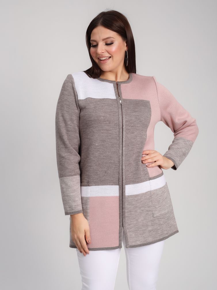 Кардиган BONADI арт. 1933 пудра-капучино