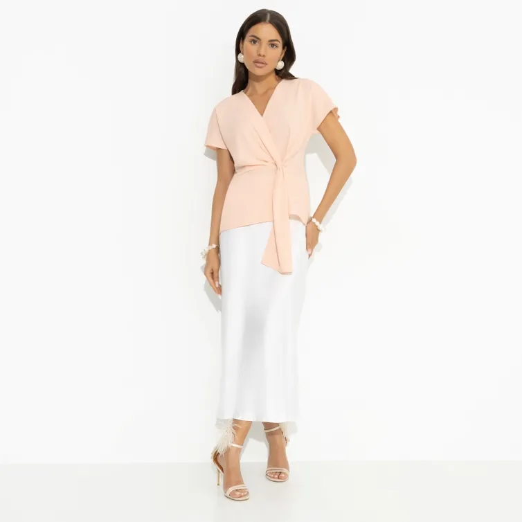 Blouse CHARUTTI #Otkrojsya zhelaniyam (oranzhevaya)