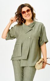 Костюм Vilena-fashion 1153 хаки