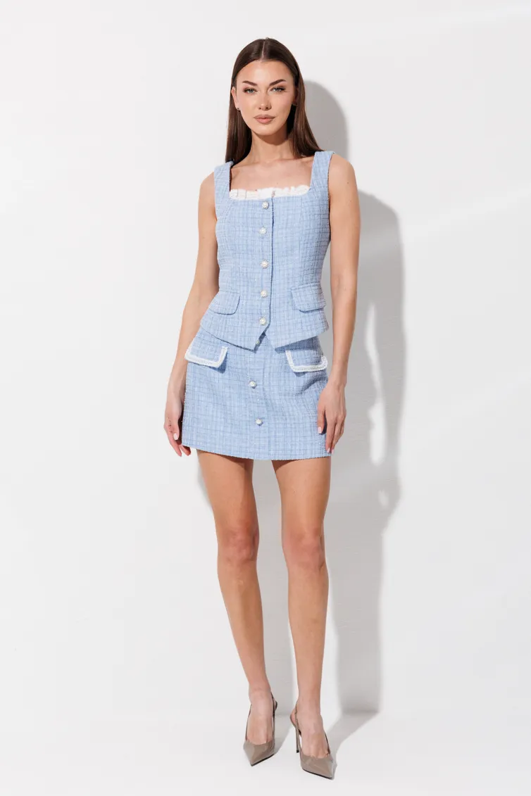 Жилет V&N fashion арт. 1104_голубой