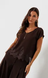 Bluzka Люше 4465 shokolad