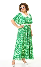 Dress Anastasia 1369 zelenyj