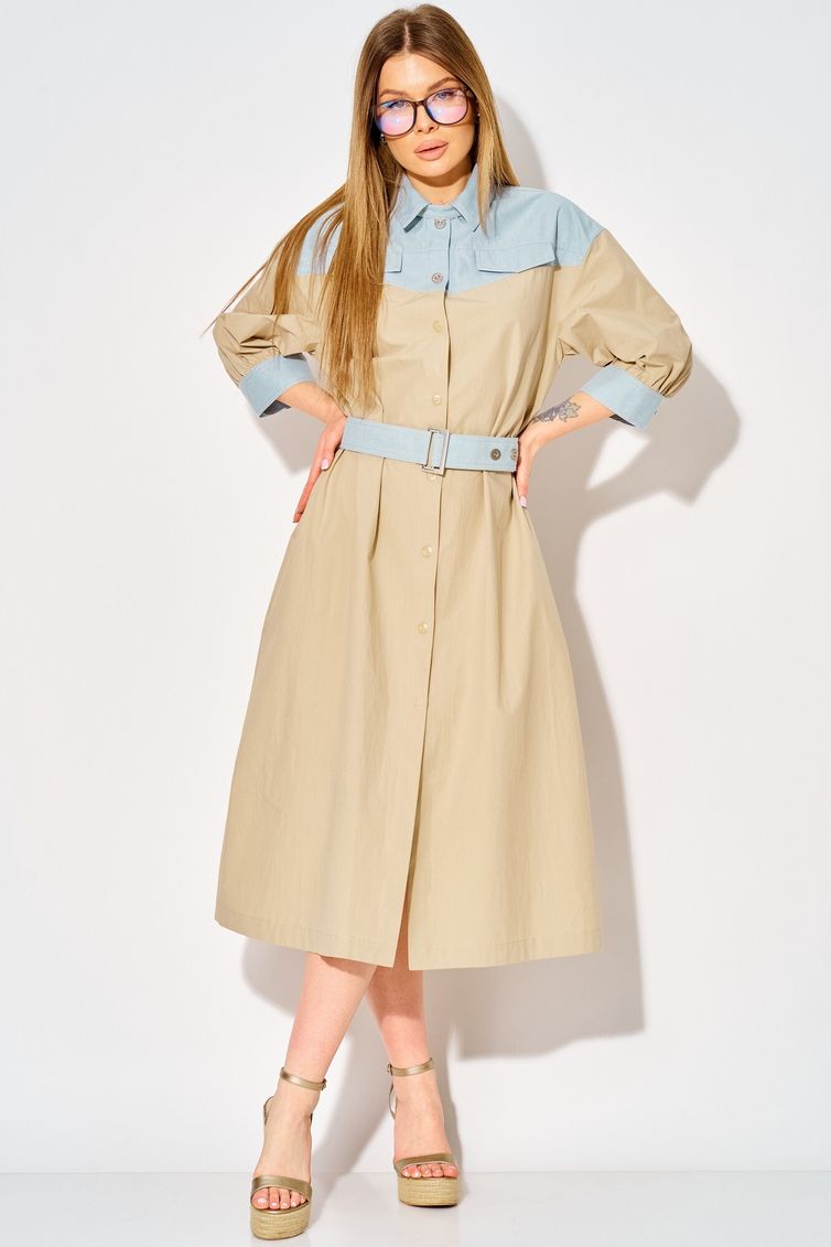 Sukienka LAIKONY #L-434 bezhevyj