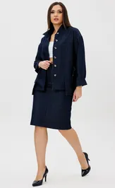 Skirt Ma Cherie 2085 temno-sinij