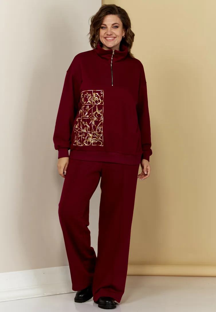 Garnitur Ava fashion #M-007.01 bordovyj
