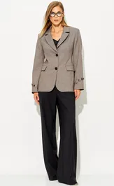Trousers LAIKONY L-942-2 chernyj