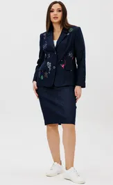 Skirt Ma Cherie 2085 temno-sinij