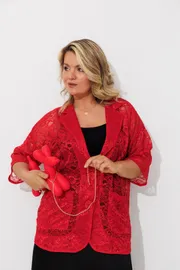 Żakiet Anastasia #1190 krasnyj