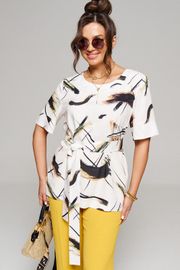 Комплект Beautiful & Free арт. 6144 абстракция+горчица