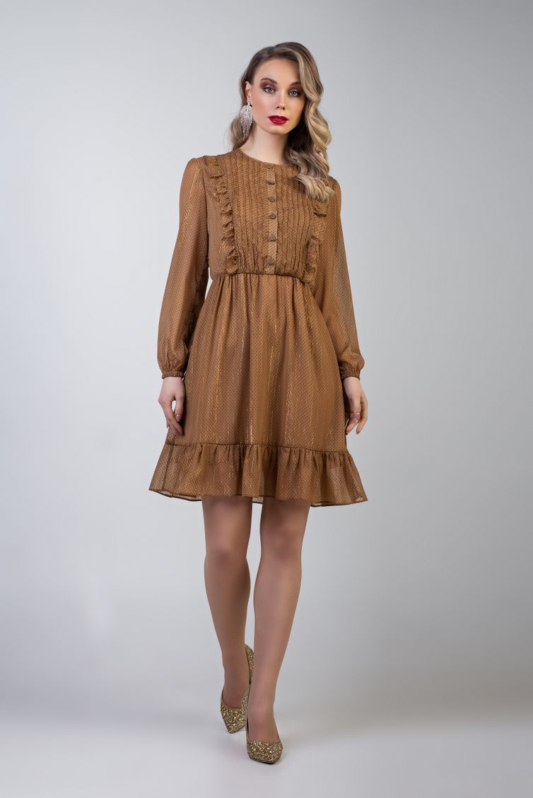 Dress MARIKA #359 sv.korichn