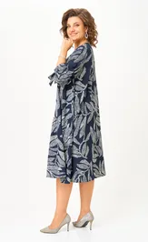 Платье Michel Chic 2164/1 синий узор