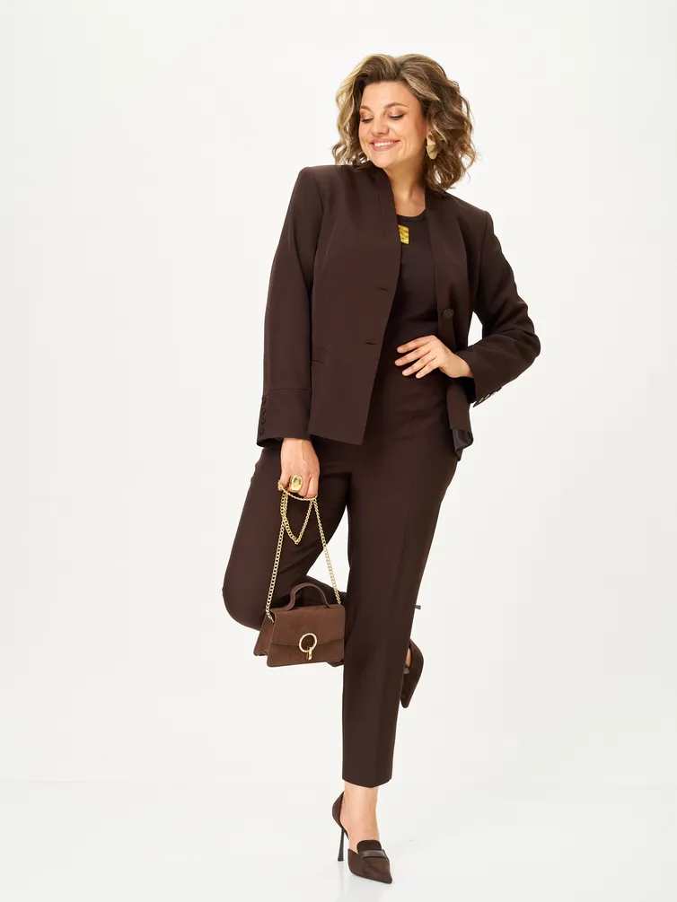Suit Vilena-fashion #1177 shokolad