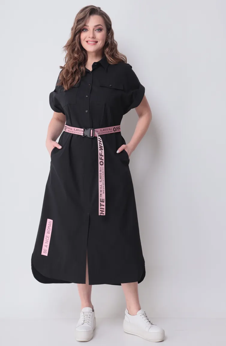 Платье Michel Chic арт. 993 черн+роз
