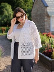 Sweter BONADI #1819 belyj