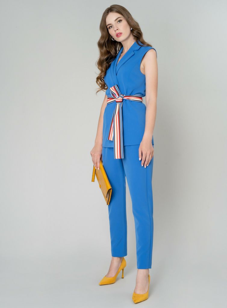 Джемперы, кардиганы, жакеты Elema арт. 1К-8959-1 василек 164