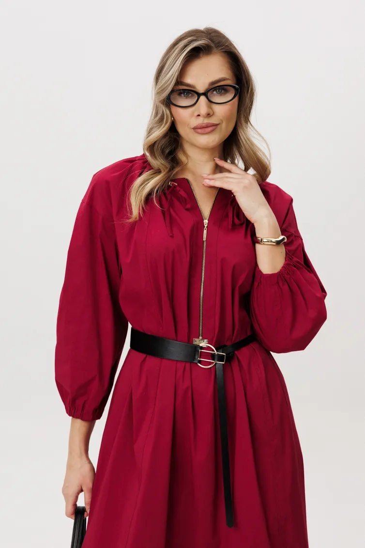 Dress Fantazia Mod #4708 bagrovyj