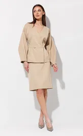 Юбка V&N fashion 1114_бежевый