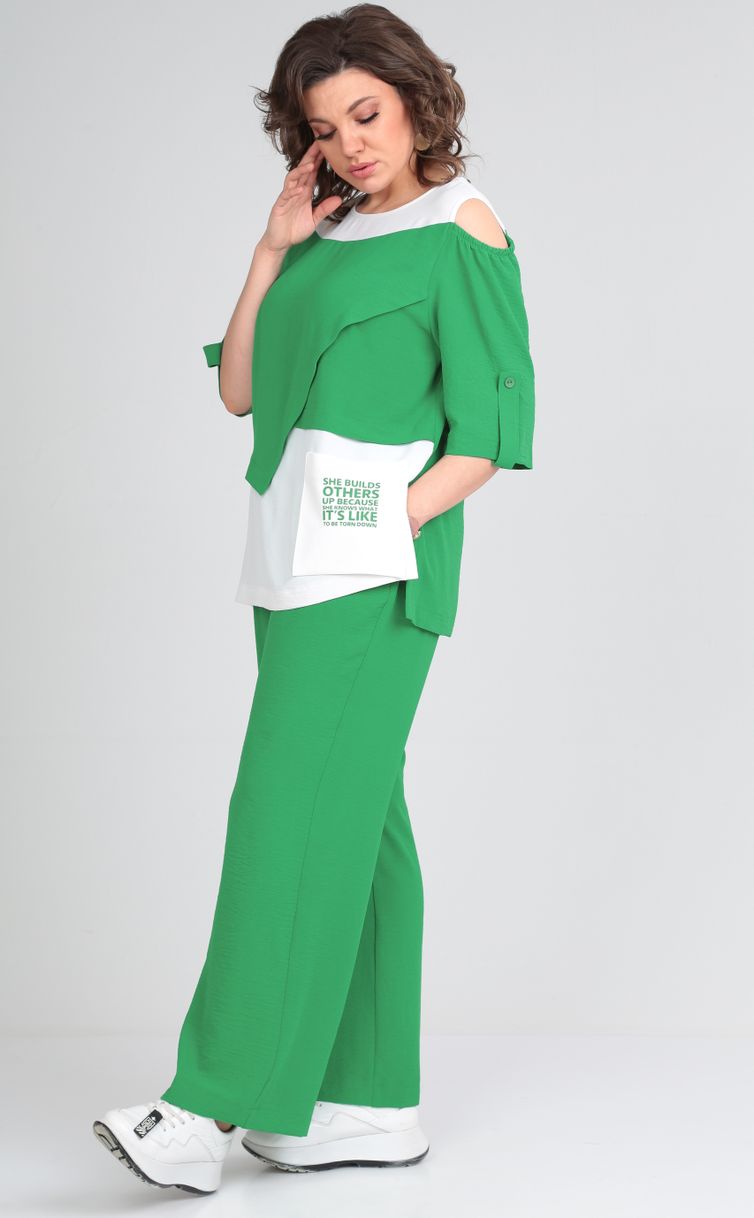 Комплект Rishelie арт. 0887 зел.