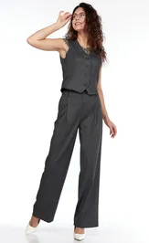 Waistcoat LadyThreeStars 2431 seryj