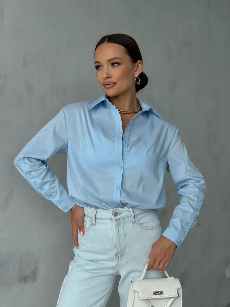 Bluzka Dilana Vip #2062 goluboj