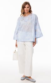 Блузка EOLA 3110 голубой