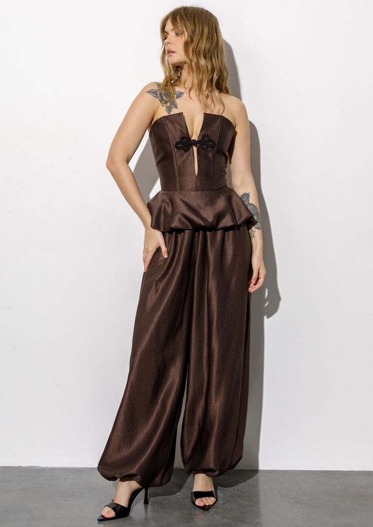 Брюки Pirs арт. 6671 коричневый