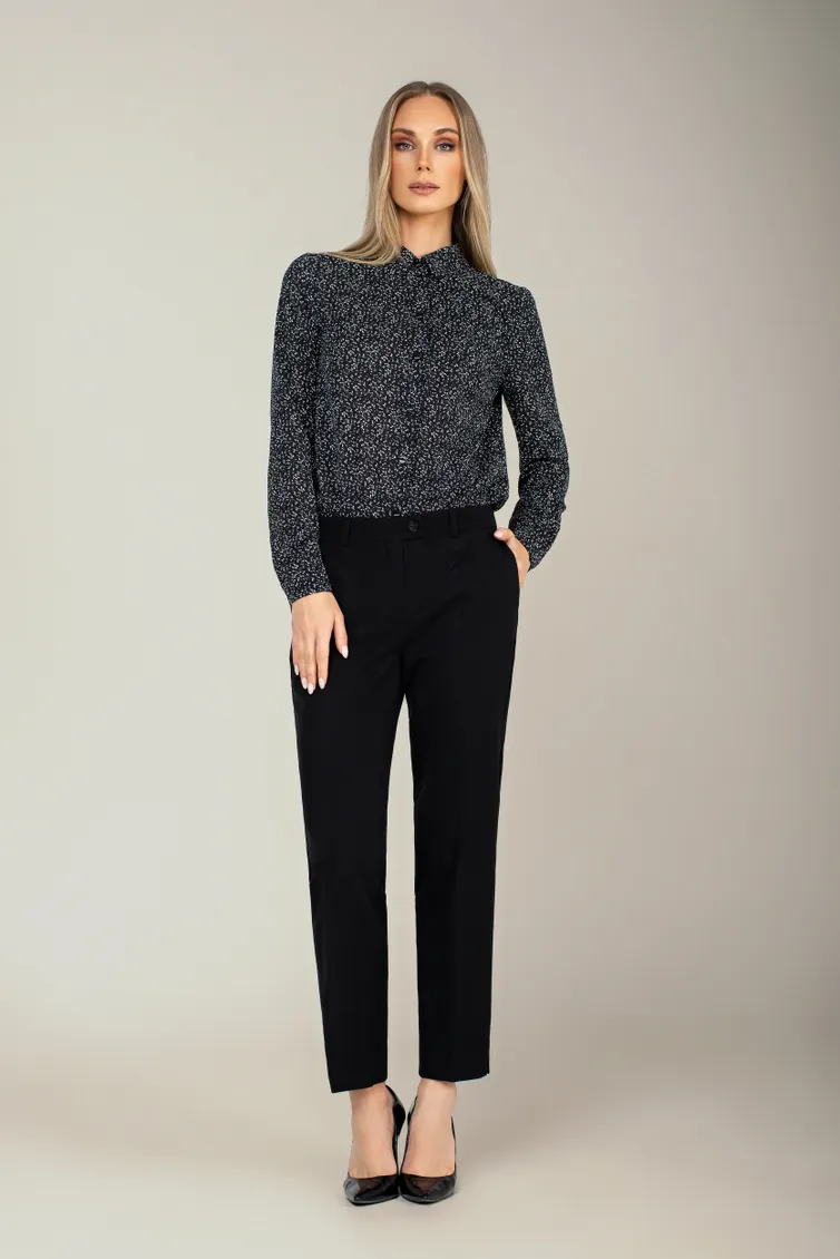 Blouse MARIKA #442 chyorn s belym